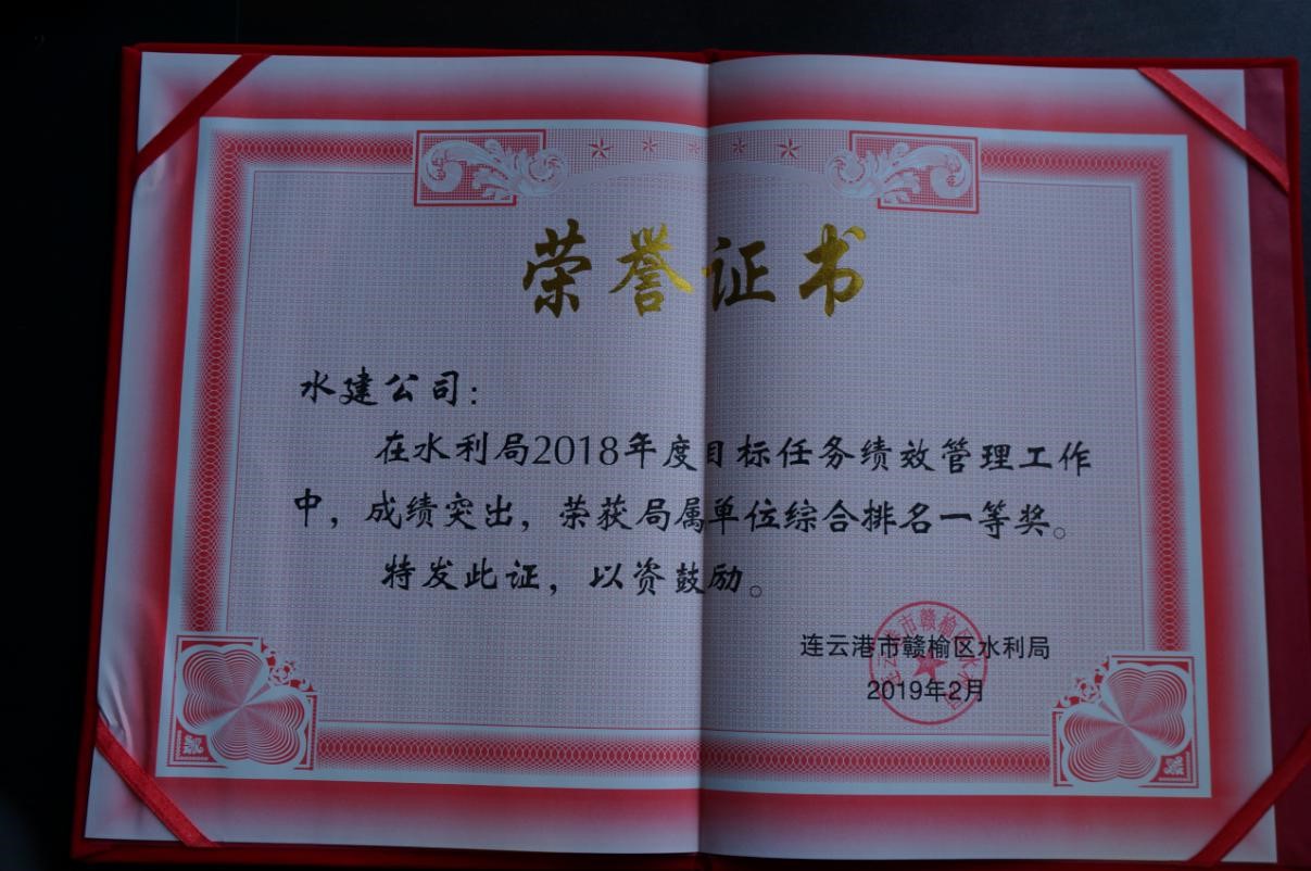目标管理一等奖